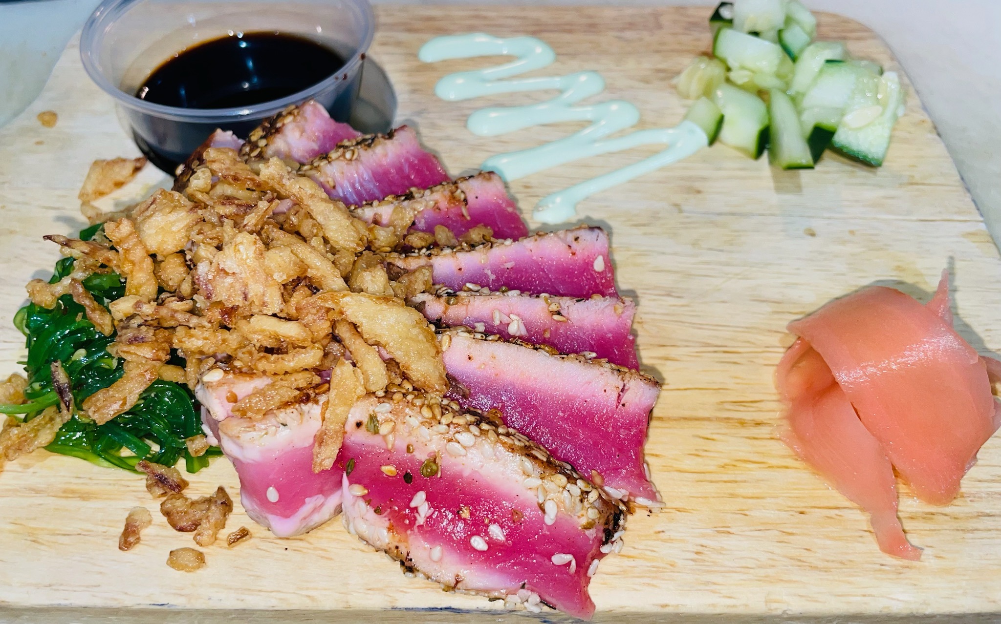 TUNA BOARD - Hurricane Alleys | Ocean Front Bar Grill | Carolina Beach, NC