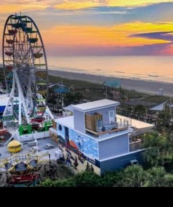 Restaurant Building Sunset Restaurant Building Sunset