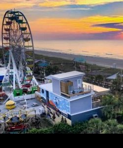 Restaurant Building Sunset Restaurant Building Sunset